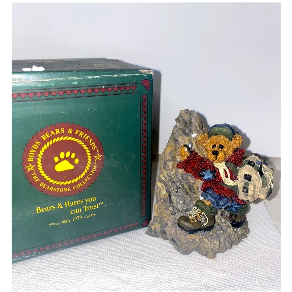 Vintage Boyds Bearstones Sir Edmund Persistence #2279 RETIRED 1996 Original Box